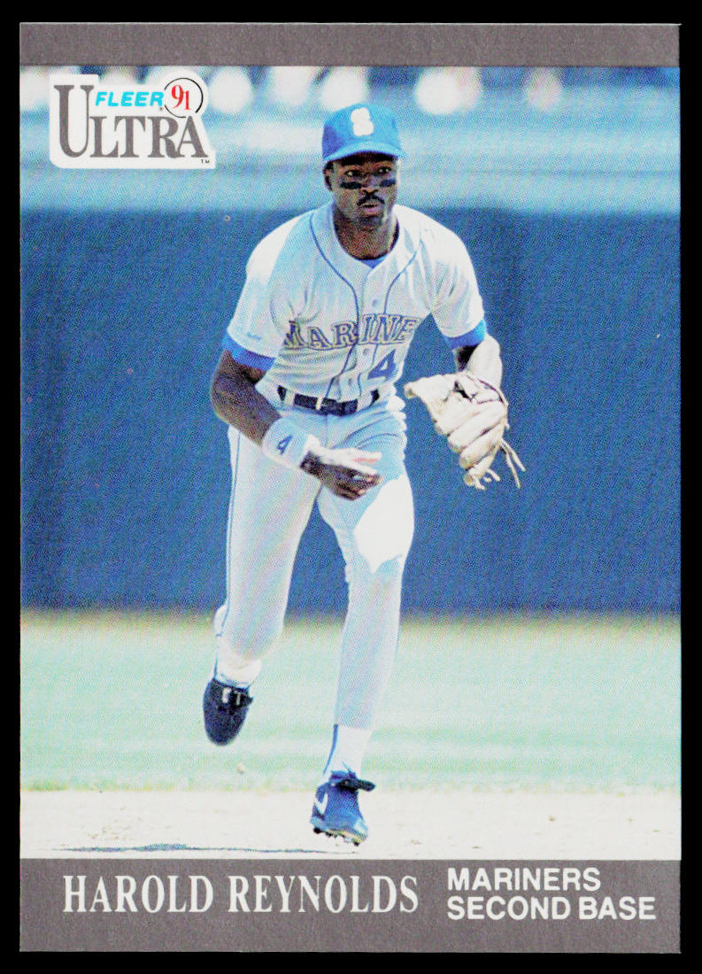 Harold Reynolds 1991 Ultra #343 Seattle Mariners