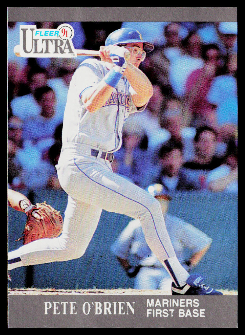 Pete O'Brien 1991 Ultra #342 Seattle Mariners