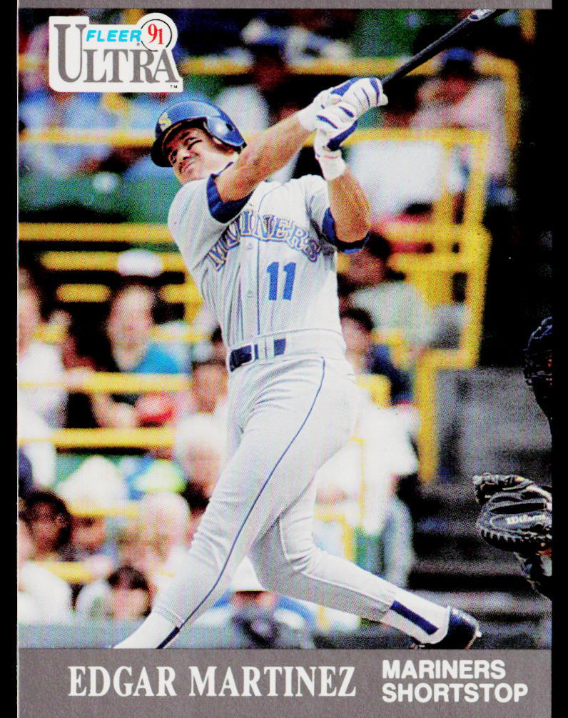 Edgar Martinez 1991 Ultra #340 Seattle Mariners