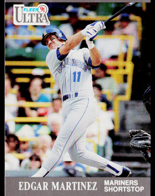 Edgar Martinez 1991 Ultra #340 Seattle Mariners