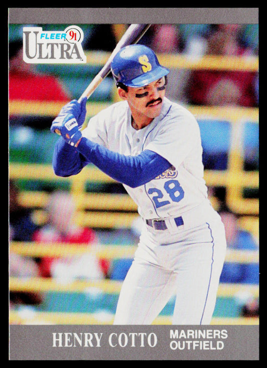 Henry Cotto 1991 Ultra #333 Seattle Mariners
