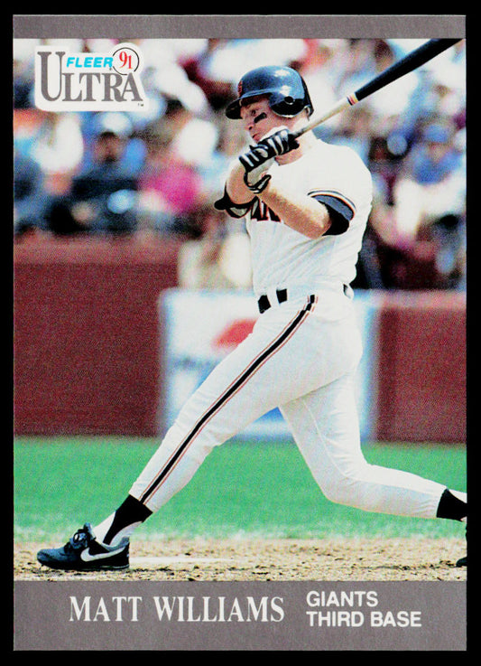 Matt Williams 1991 Ultra #331 San Francisco Giants