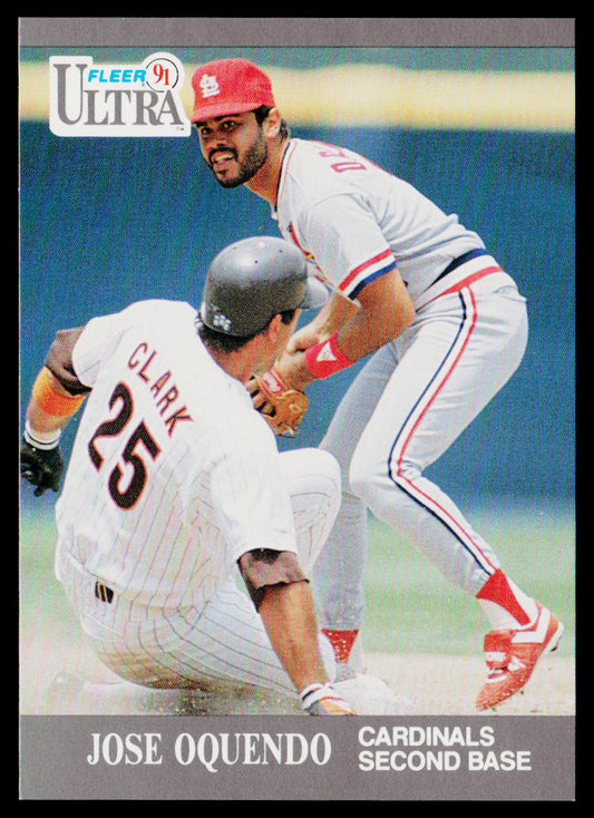 Jose Oquendo 1991 Ultra #292 St. Louis Cardinals