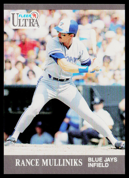 Rance Mulliniks 1991 Ultra #366 Toronto Blue Jays