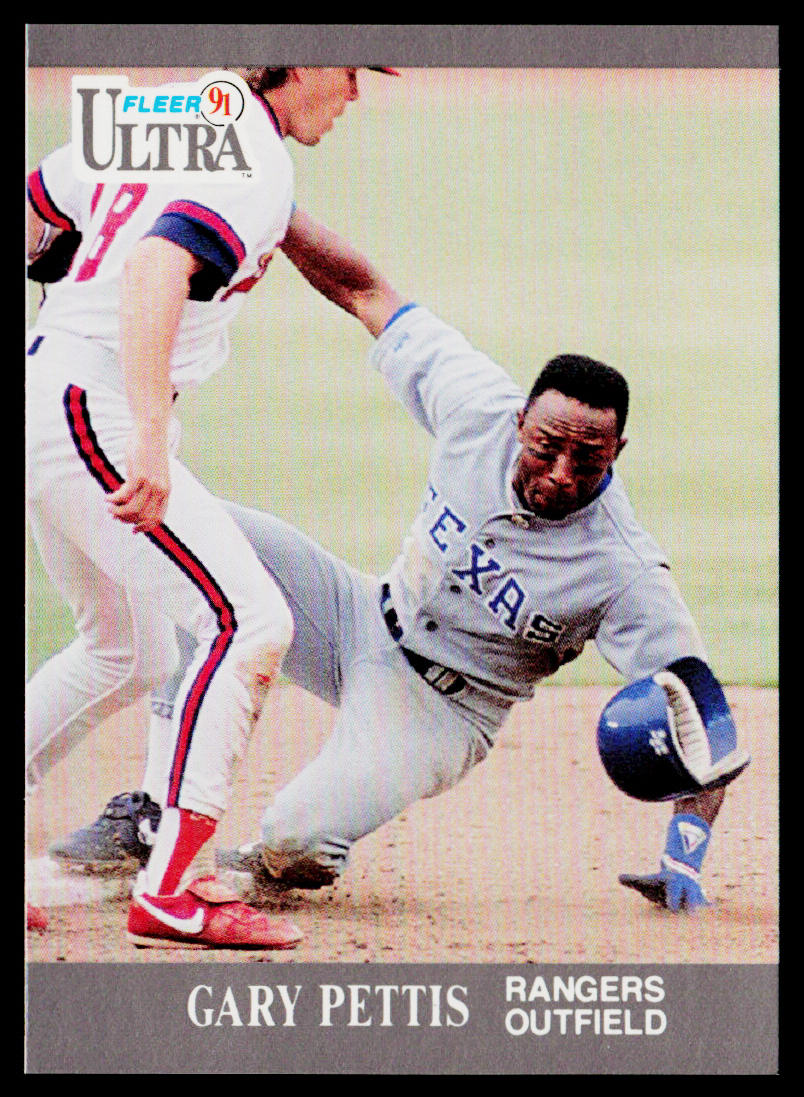 Gary Pettis 1991 Ultra #352 Texas Rangers