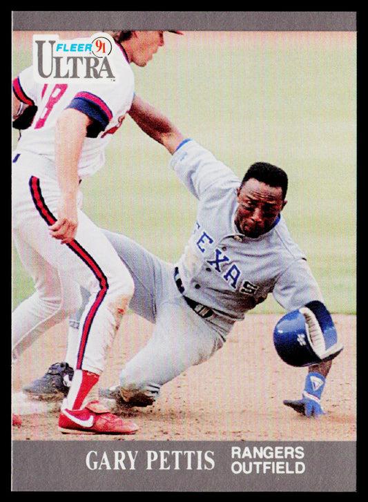 Gary Pettis 1991 Ultra #352 Texas Rangers