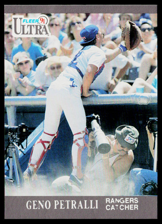 Geno Petralli 1991 Ultra #351 Texas Rangers