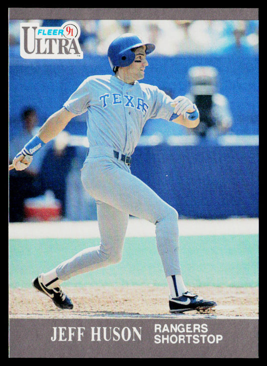 Jeff Huson 1991 Ultra #349 Texas Rangers