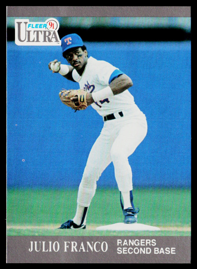 Julio Franco 1991 Ultra #348 Texas Rangers