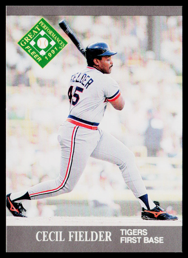 Cecil Fielder 1991 Ultra #392 Detroit Tigers