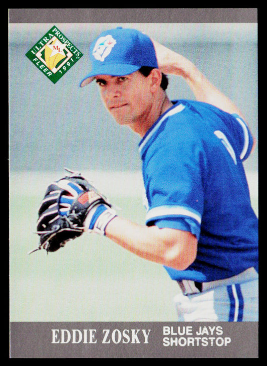 Eddie Zosky 1991 Ultra #390 Toronto Blue Jays