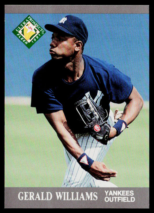 Gerald Williams 1991 Ultra #388 RC New York Yankees