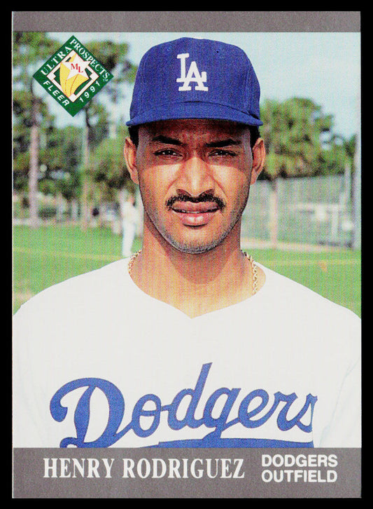 Henry Rodriguez 1991 Ultra #386 RC Los Angeles Dodgers