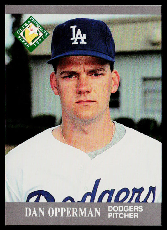 Dan Opperman 1991 Ultra #384 RC Los Angeles Dodgers
