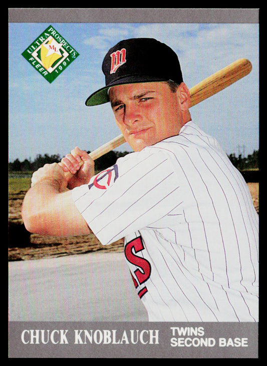 Chuck Knoblauch 1991 Ultra #382 Minnesota Twins