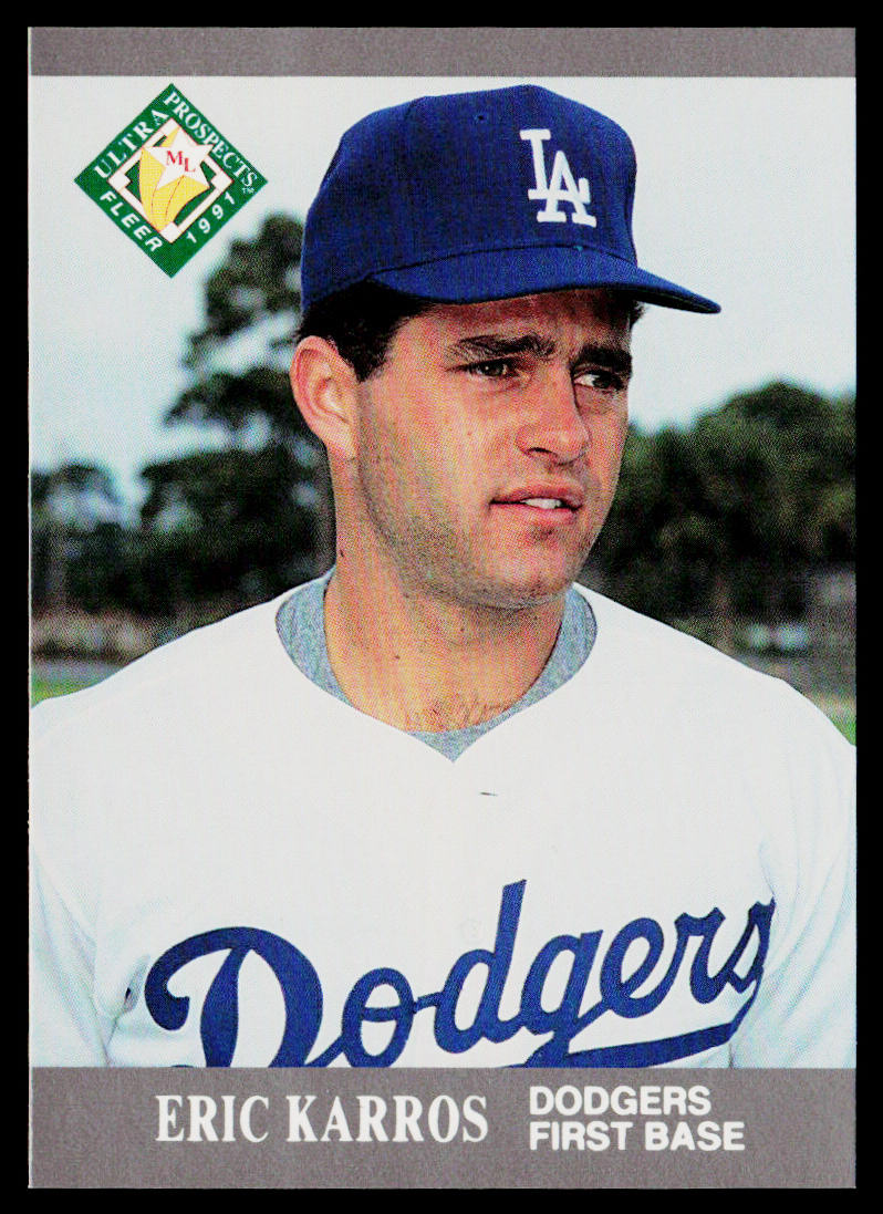 Eric Karros 1991 Ultra #380 RC Los Angeles Dodgers