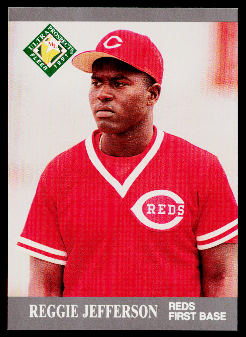 Reggie Jefferson 1991 Ultra #379 Cincinnati Reds
