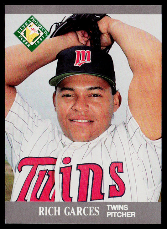 Rich Garces 1991 Ultra #378 RC Minnesota Twins