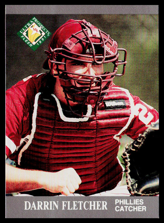 Darrin Fletcher 1991 Ultra #377 Philadelphia Phillies