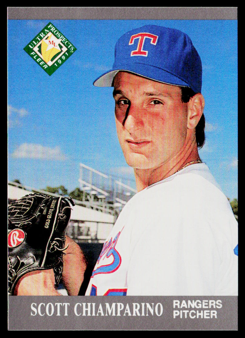 Scott Chiamparino 1991 Ultra #375 Texas Rangers