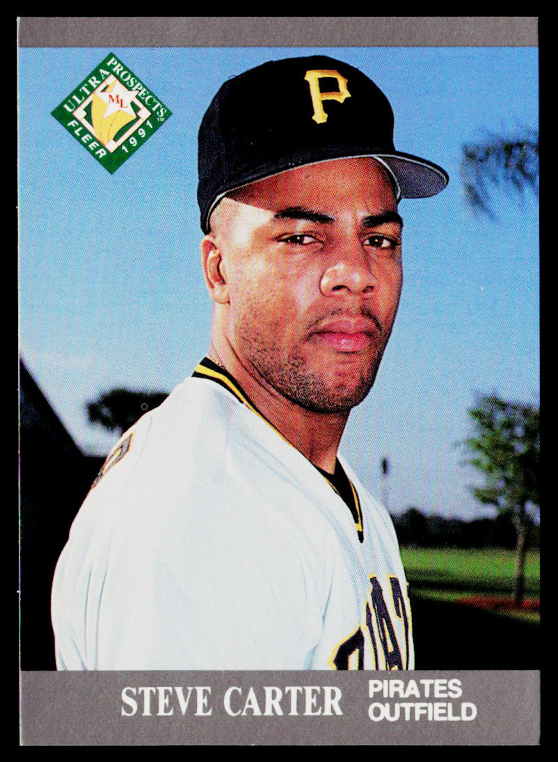 Steve Carter 1991 Ultra #374 Pittsburgh Pirates