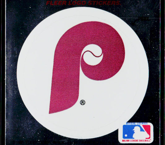Philadelphia Phillies 1991 Ultra Team Logo Stickers #NNO Philadelphia Phillies