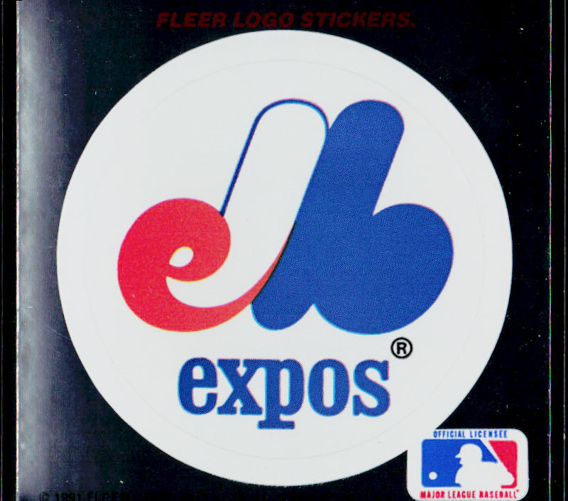 Montreal Expos 1991 Ultra Team Logo Stickers #NNO Montreal Expos