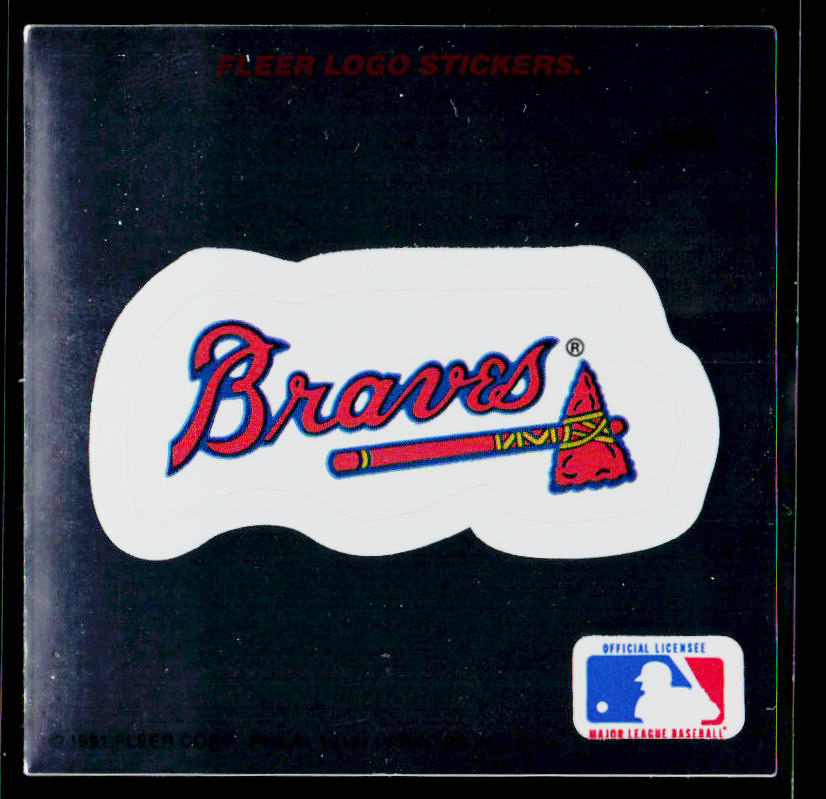 Atlanta Braves 1991 Ultra Team Logo Stickers #NNO Atlanta Braves