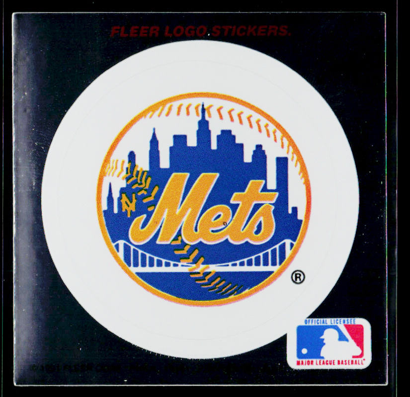 New York Mets 1991 Ultra Team Logo Stickers #NNO New York Mets