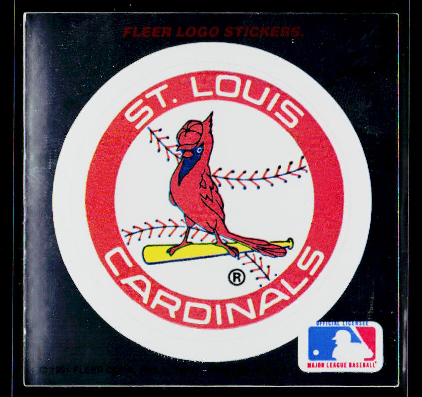 St. Louis Cardinals 1991 Ultra Team Logo Stickers #NNO St. Louis Cardinals