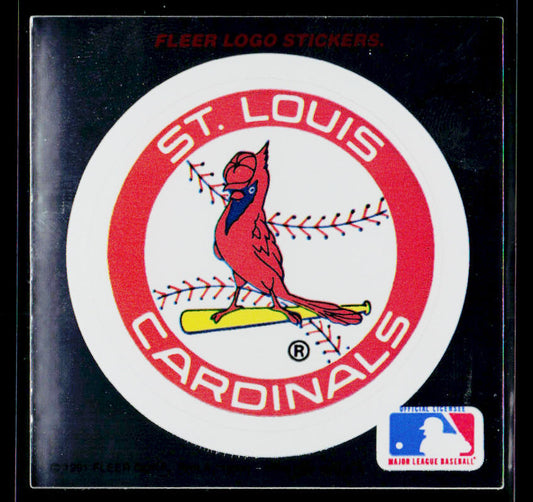 St. Louis Cardinals 1991 Ultra Team Logo Stickers #NNO St. Louis Cardinals