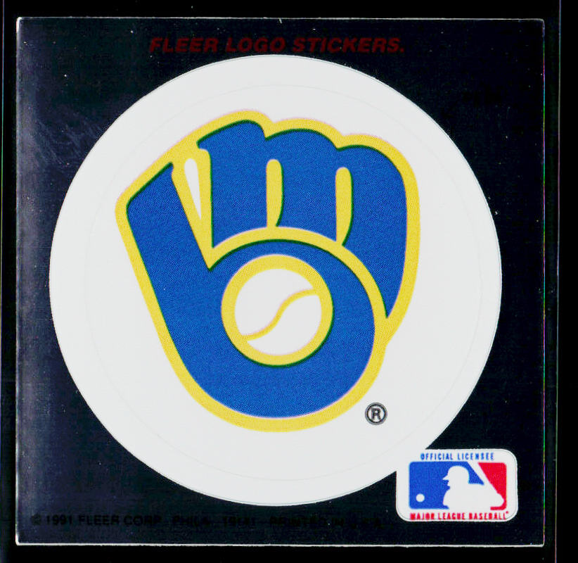 Milwaukee Brewers 1991 Ultra Team Logo Stickers #NNO Milwaukee Brewers