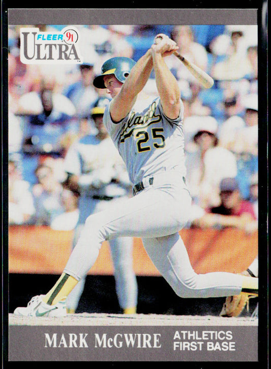 Mark McGwire 1991 Ultra #251 Oakland Athletics