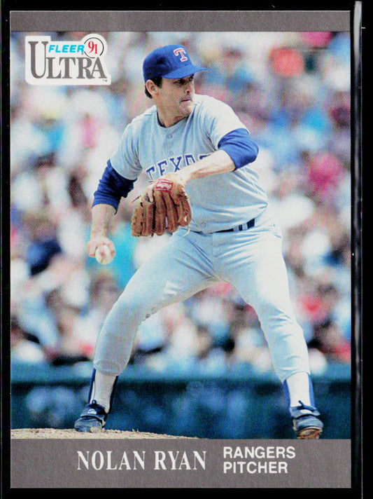Nolan Ryan 1991 Ultra #355 Texas Rangers