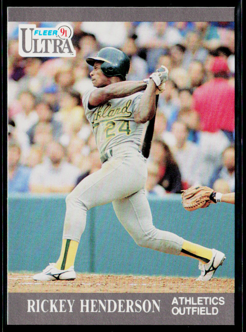 Rickey Henderson 1991 Ultra #248 Oakland Athletics