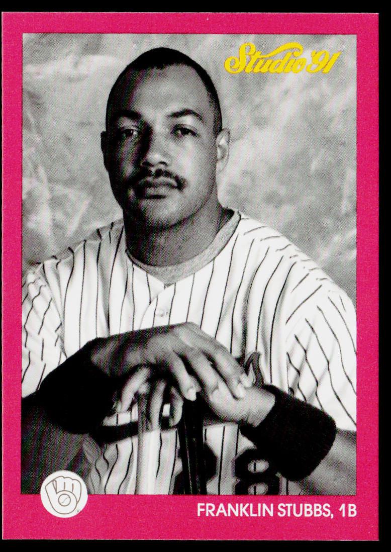 Franklin Stubbs 1991 Studio #77 Milwaukee Brewers