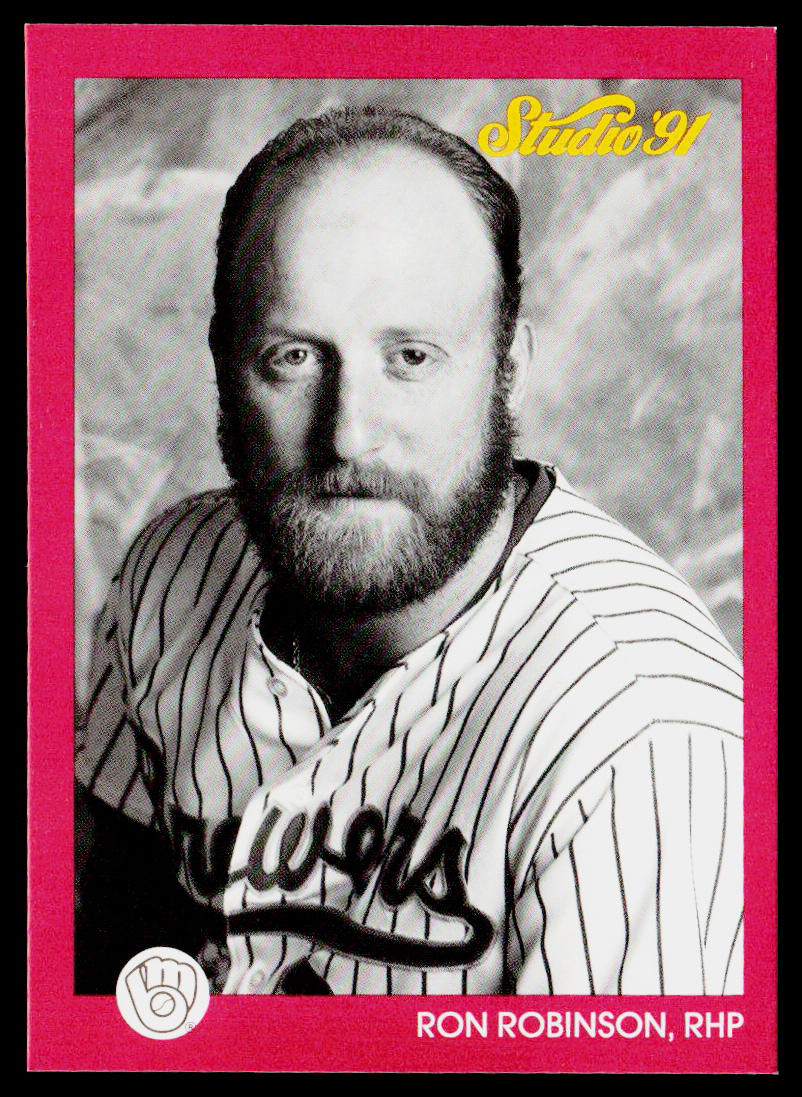 Ron Robinson 1991 Studio #75 Milwaukee Brewers