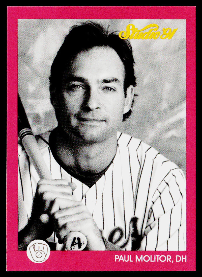 Paul Molitor 1991 Studio #73 Milwaukee Brewers