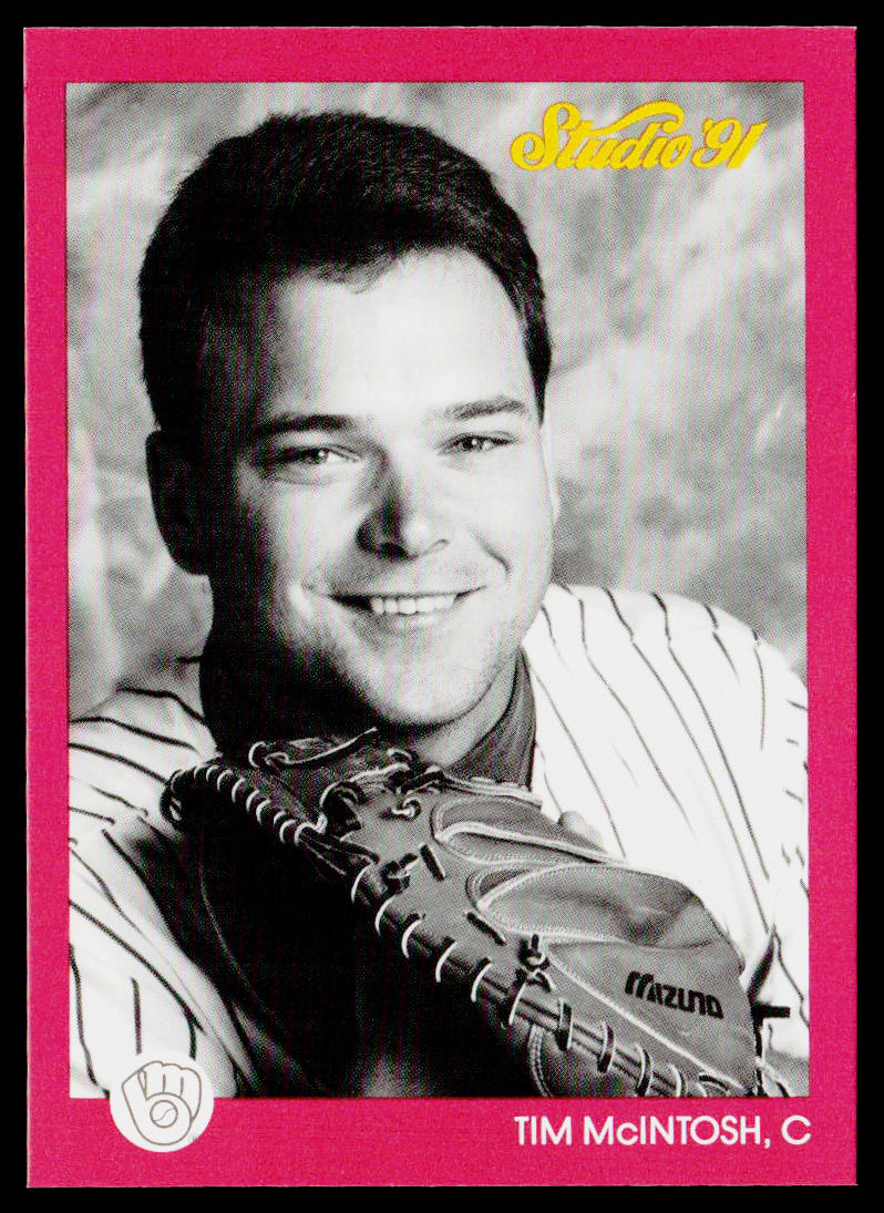 Tim McIntosh 1991 Studio #71 Milwaukee Brewers