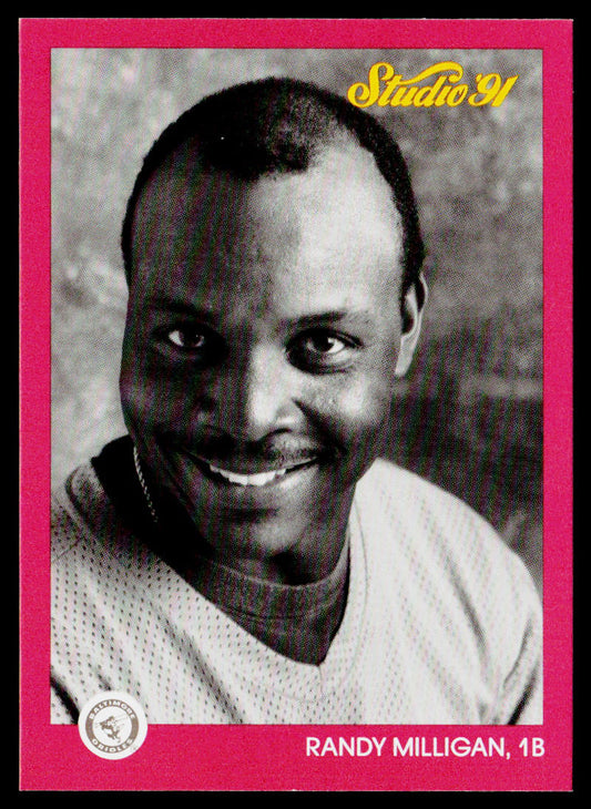 Randy Milligan 1991 Studio #7 Baltimore Orioles