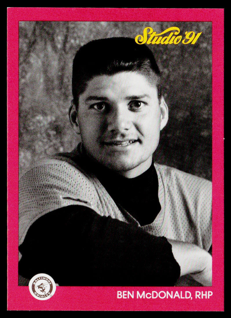 Ben McDonald 1991 Studio #6 Baltimore Orioles