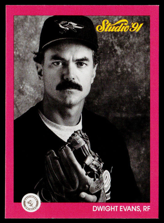Dwight Evans 1991 Studio #2 Baltimore Orioles