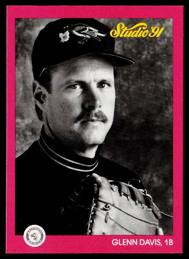 Glenn Davis 1991 Studio #1 Baltimore Orioles