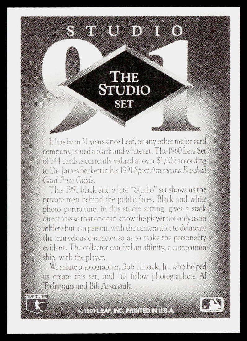 Title Card 1991 Studio #NNO