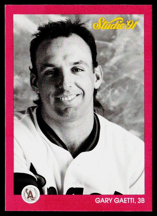 Gary Gaetti 1991 Studio #25 California Angels