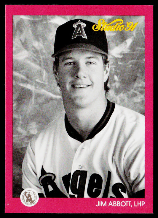 Jim Abbott 1991 Studio #22 California Angels