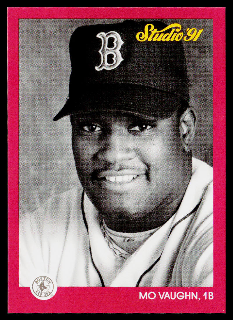 Mo Vaughn 1991 Studio #20 Boston Red Sox