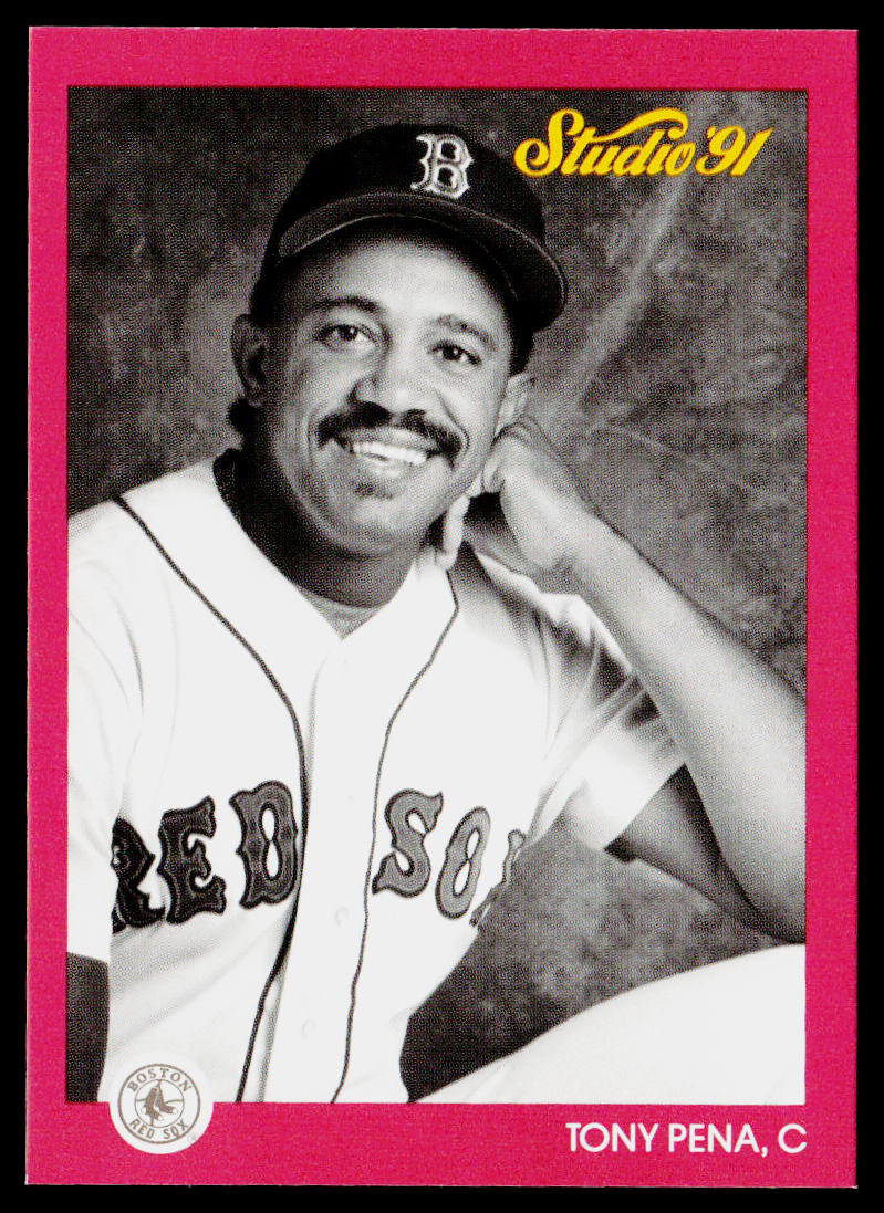 Tony Pena 1991 Studio #17 Boston Red Sox