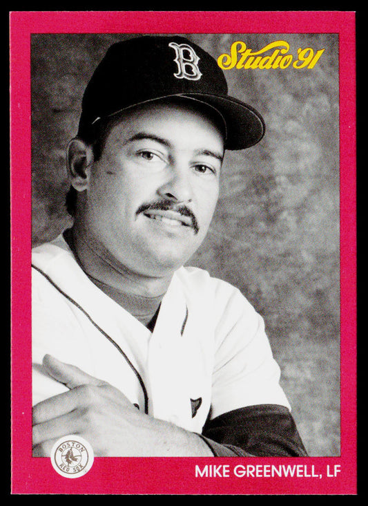 Mike Greenwell 1991 Studio #15 Boston Red Sox