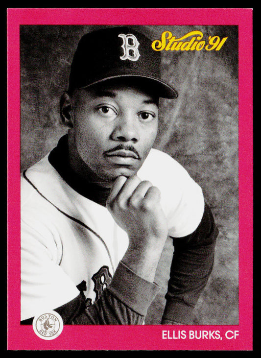 Ellis Burks 1991 Studio #12 Boston Red Sox